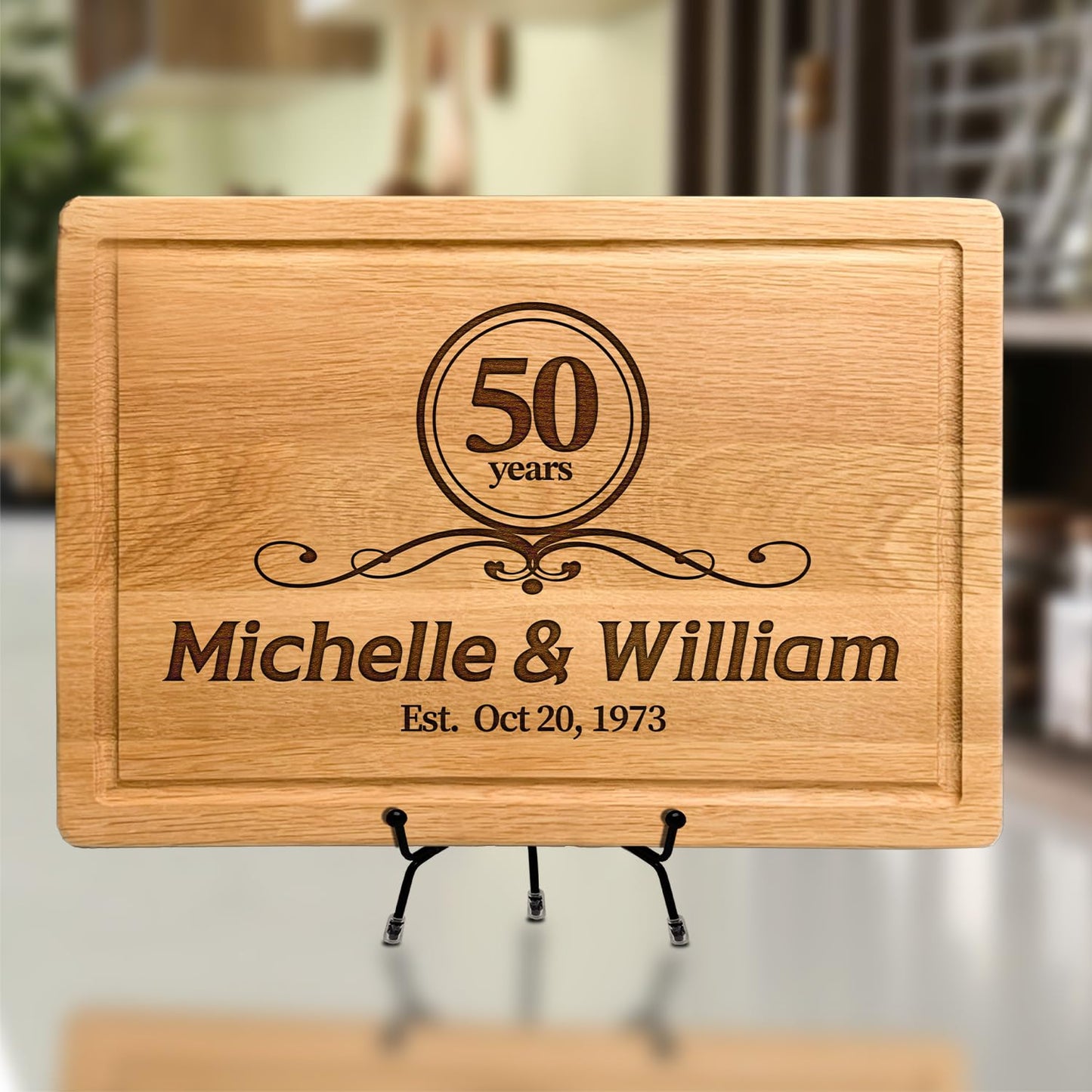 Wedding Gift for Couple 2025, Personalized Cutting Board, Gifts for Couples, Anniversary, Christmas, Registry, Housewarming, Engagement Birthday Gift For Husband, Men, Women, Wife
