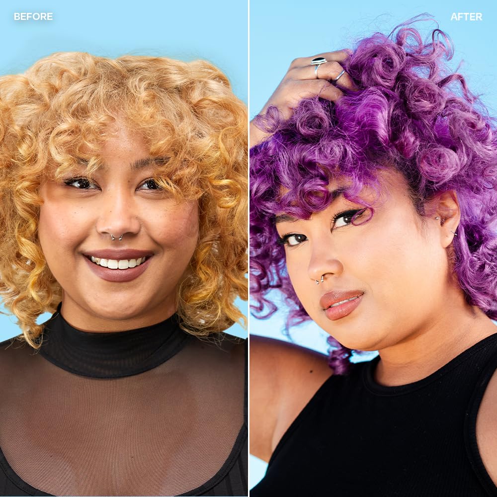 Overtone Daily Color Depositing Conditioner for All Hair: 8oz Temporary Coloring Conditioner with Shea Butter & Coconut Oil, Ref