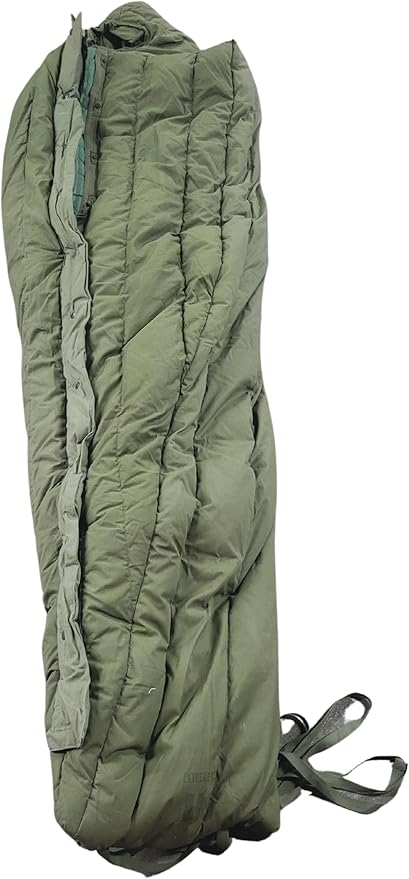 Military Outdoor Clothing Previously Issued US Army Subzero Extreme Cold Down Mummy Sleeping Bag