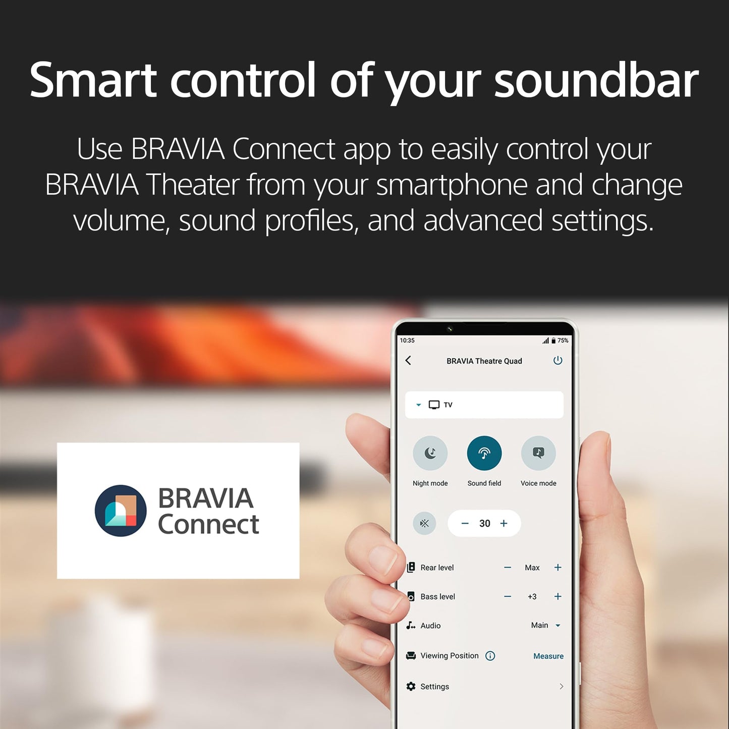 Sony BRAVIA Theater Bar 9 Soundbar for TV Surround Sound Home Theater with 13 Speakers, Dolby Atmos/DTS:X, 360 Spatial Sound Mapping, HDMI 2.1 and Supports Spotify Connect/Apple AirPlay (HT-A9000)
