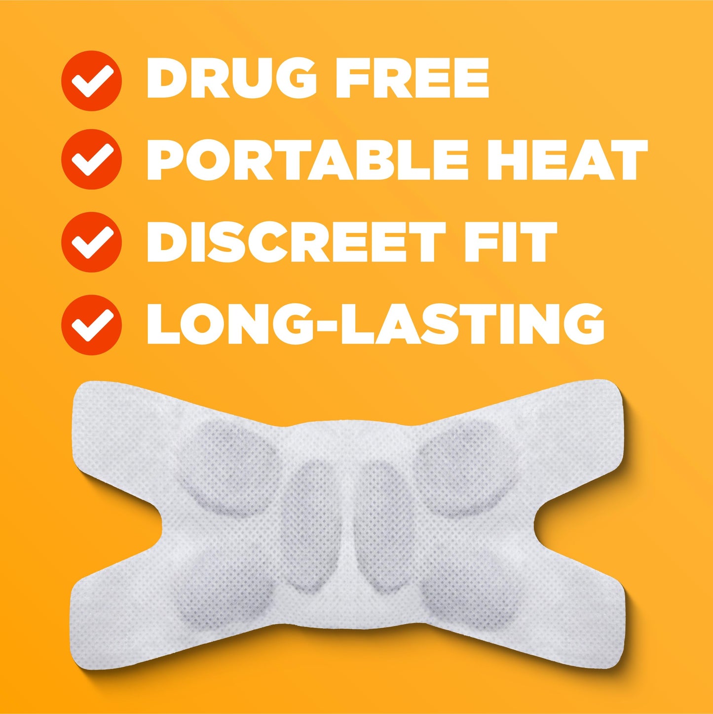 ThermaCare Portable Heating Pads - Adhesive, Disposable HeatWraps for Joint & Muscle Pain Relief - Multi-Purpose, Drug-Free Therapy with Flexible Fit