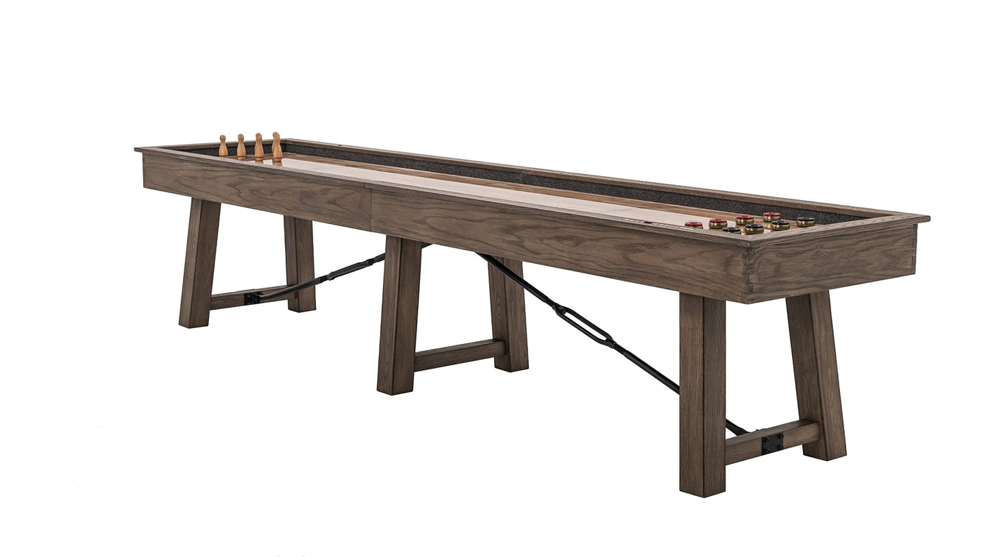 Empire USA Plank & Hide - Isaac Shuffleboard Table (16')