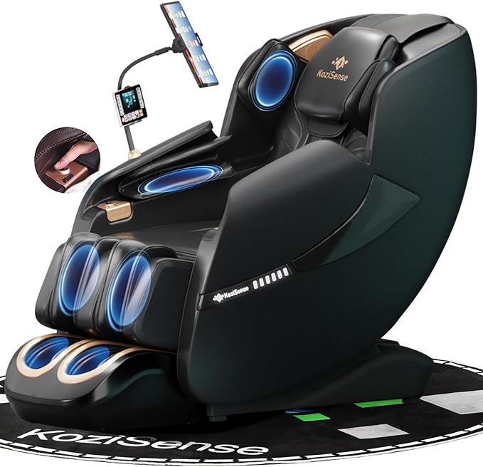 KoziSense A18 3D Massage Chair Full Body, Zero Gravity SL-Track Shiatsu Massage Recliner Chair with Heat, AI Control, Body...
