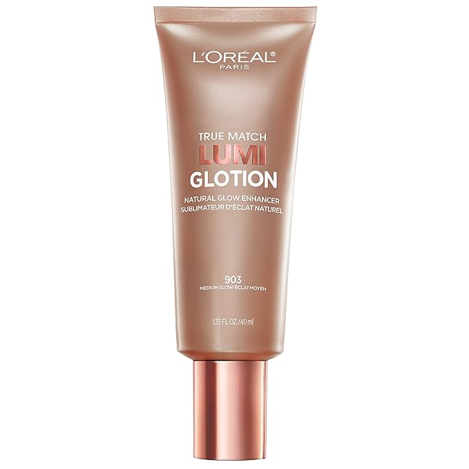 L'Oreal Paris Makeup True Match Lumi Glotion, Natural Glow Enhancer, Illuminator Highlighter, Bronzing Drops For a Sun-Kis...