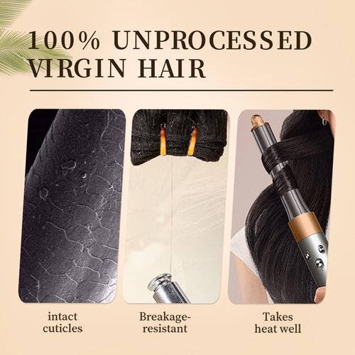BLACKMOON 16a Raw Indian Hair Bundles 100% Unprocessed Raw Human Hair Straight Bundles Triple Lifespan Than Regular Virgin Hair 20 Inches Double Weft 100g/Bundle Natural Black