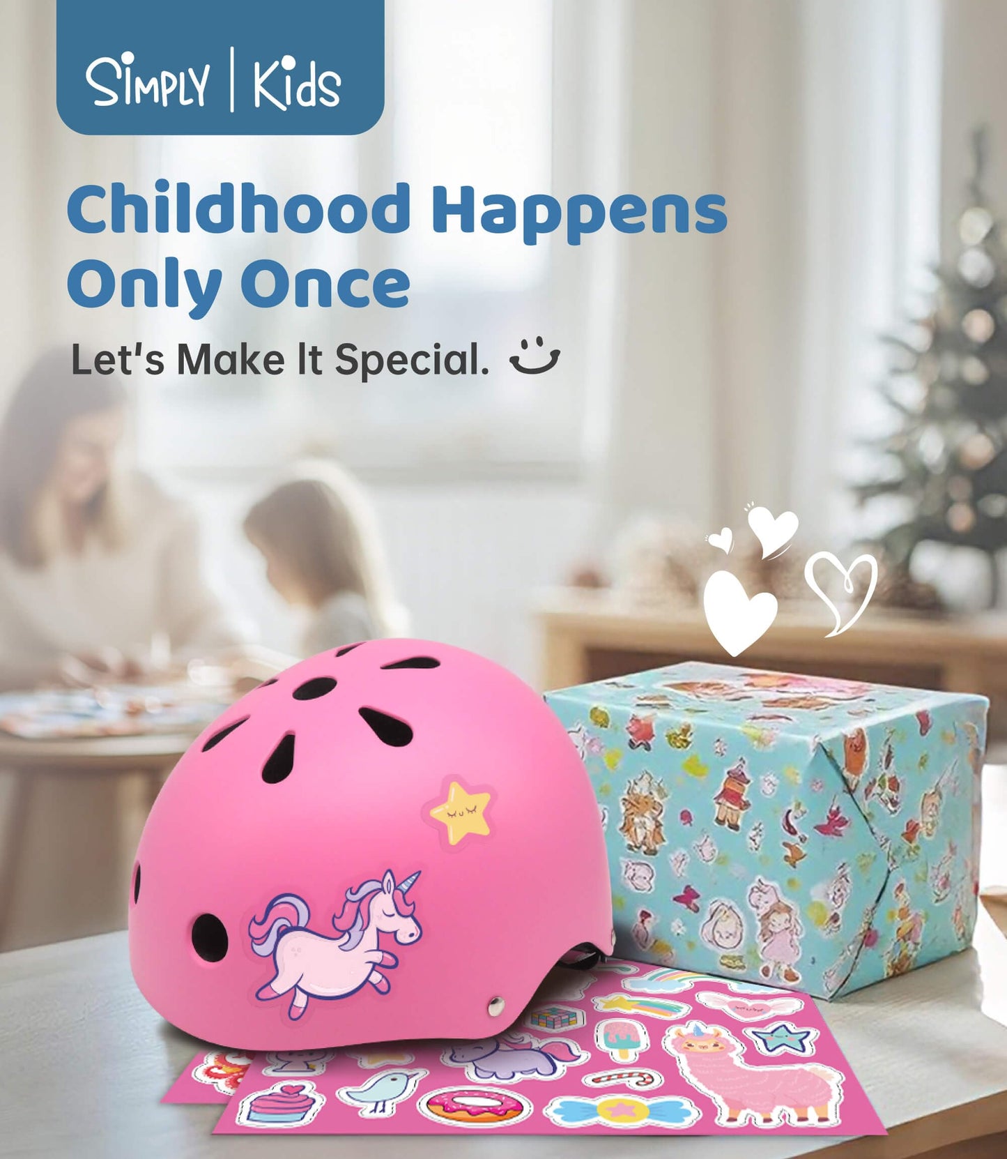 Toddler Helmet 2-4 Years Kids Helmets - Toddler Bike Helmet 3-5 5-8 for Skateboard Roller-Skating Bicycle I Boys Girls Baby Infant Child Ages Year Old Unicron (Pink, Girls in Wonderland)