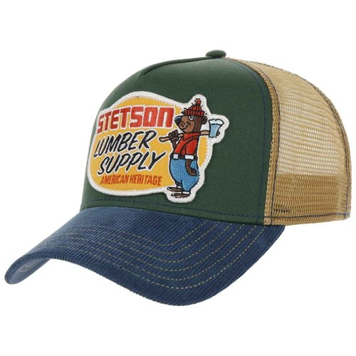 Stetson Lumber Supply Trucker Cap Men Green One Size