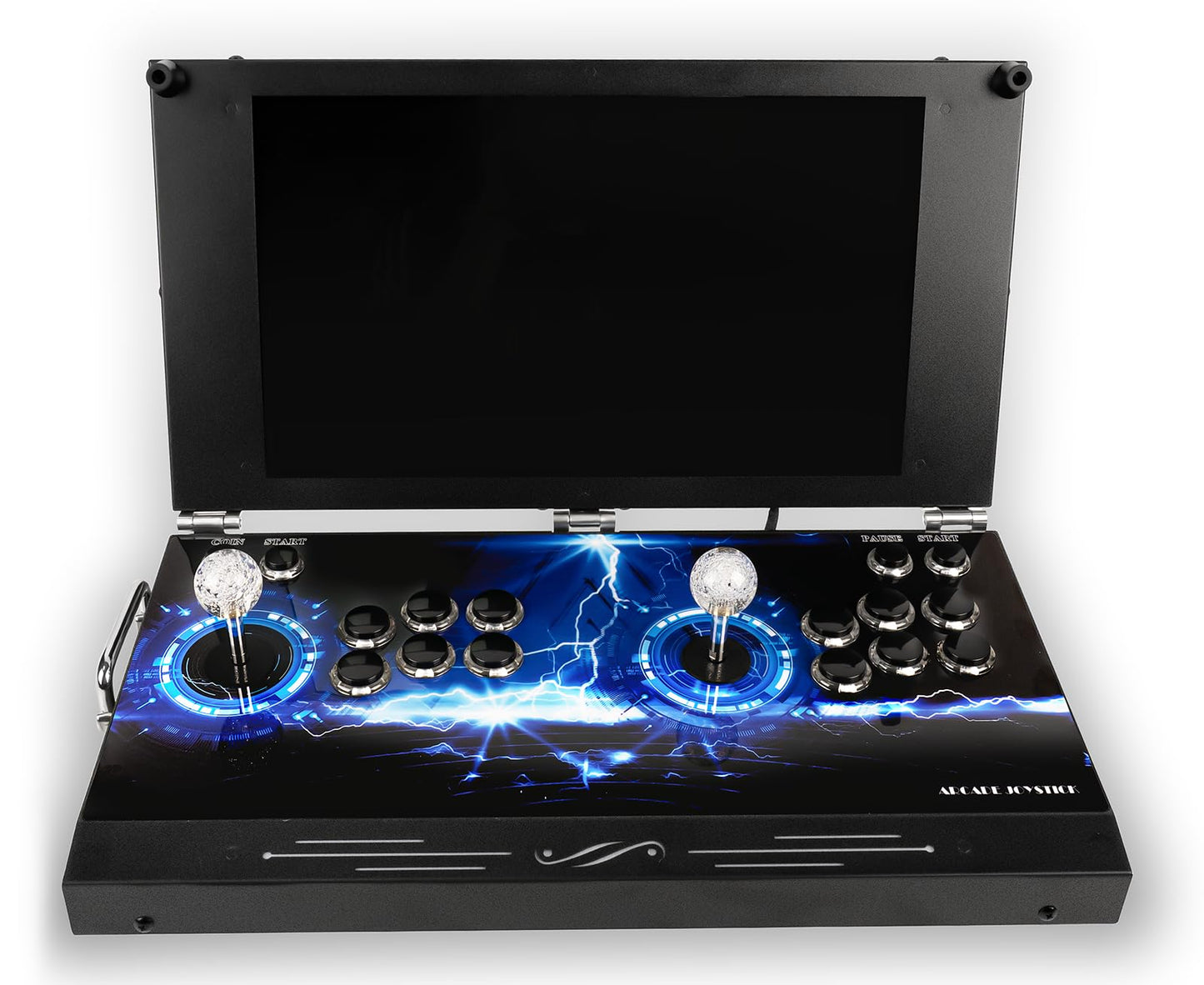 TOJASDN 30000 in 1 Portable Arcade Game Console 17.5-inch HD Screen Dual Players Pandoras Box 80S,Retro Video Game Machine Search/Hide/Save/Load/Pause Games