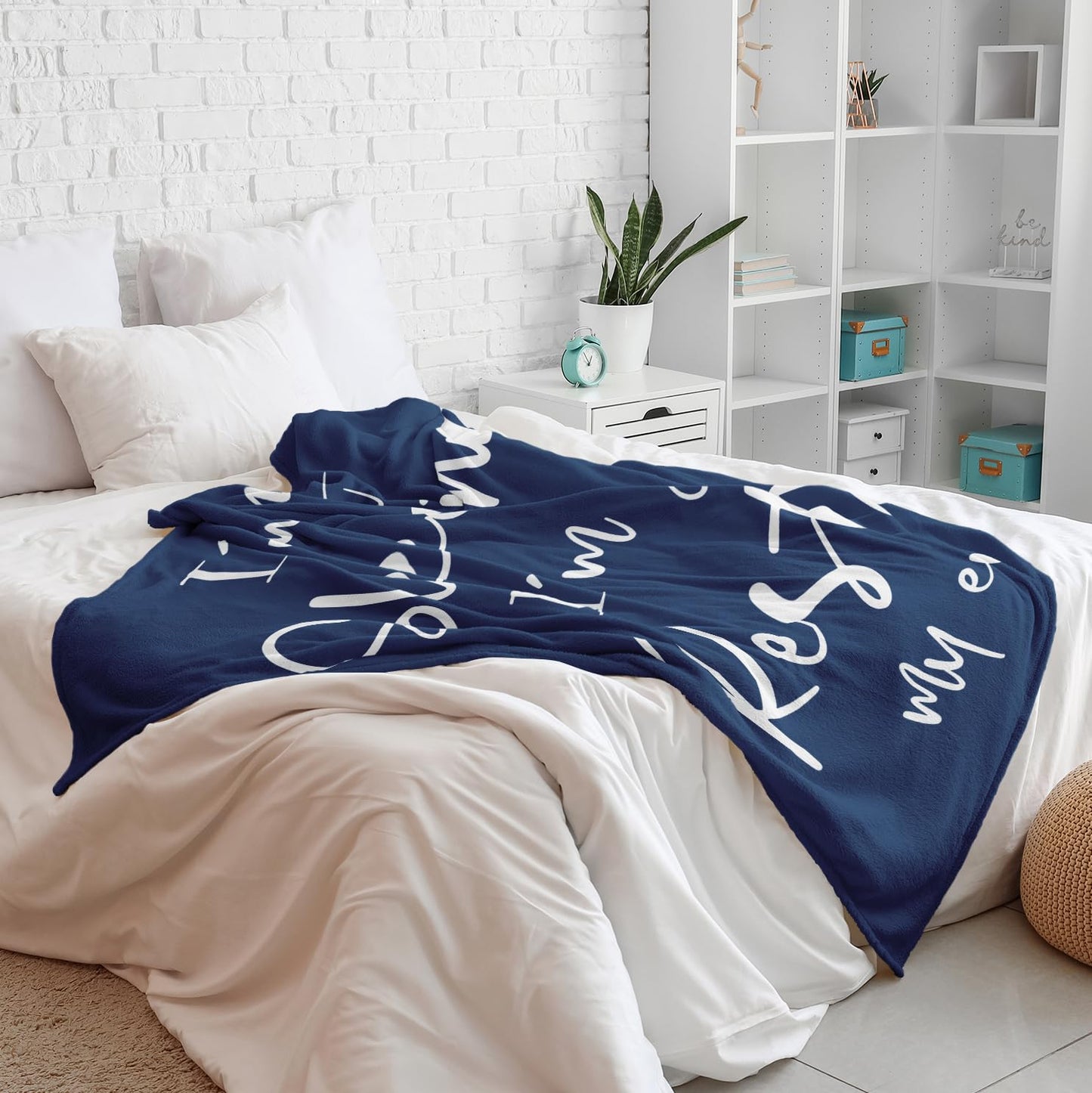 Julazy Birthday Gifts for Men, Dad, Husband Blanket 50"X60", Fathers Gifts from Daughter Son-Gift for Grandpa Brother, Gag Gifts for Men Women