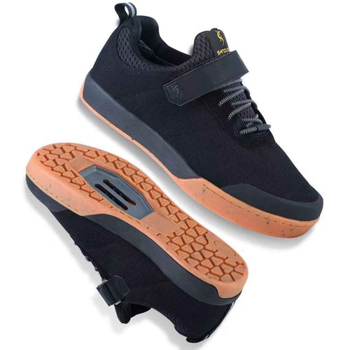 SANDUGO Men's Mountain Bike Shoes Elastic Closure | Lightweight, Waterproof, Breathable MTB Shoes