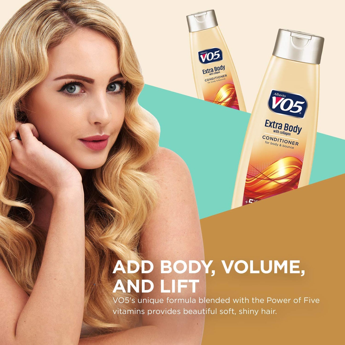 Alberto VO5 Extra Body Volumizing Conditioner - 12.5 Fl Oz - Keep Your Hair Looking and Feeling Gorgeou