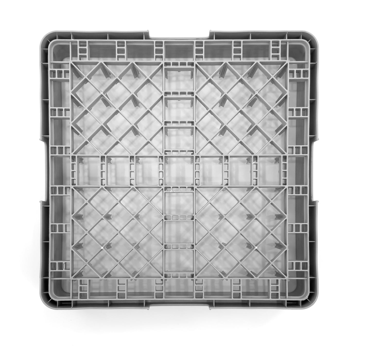 Farag Janitorial Peg Plate Rack for Commercial Dishwasher | Full Size Tray Rack | Polypropylene (Gray)
