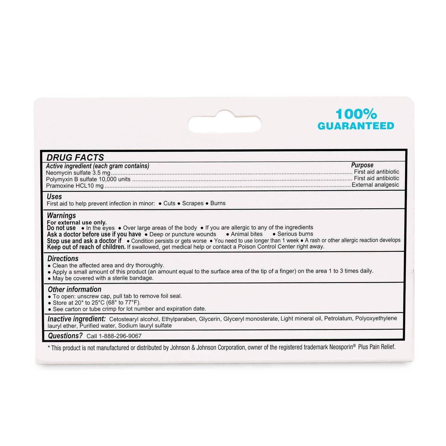 (4 Pack) Globe Dual Action First Aid Antibiotic Cream + Pain Relief, Neomycin, Polymyxin B, Pramoxine HCl, Soothes Painful Cuts, Burns and Scrapes, 24 Hour Infection Protection