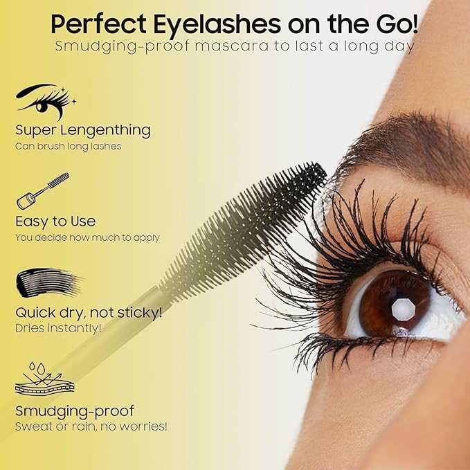 Mascara Volume and Length, Tubing Mascara Waterproof, Defining, Curling, Multiplying, Buildable Formula for a Charming Curling Eye Makeup