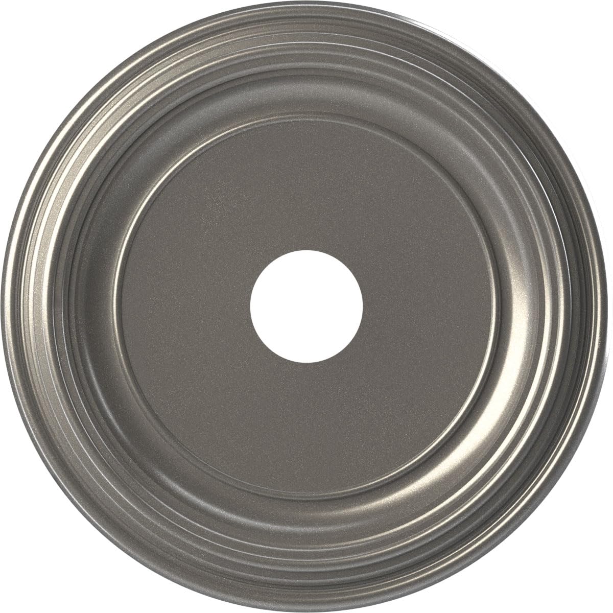 Ekena Millwork 19Od X 3 1/2Id X 1 1/2P Traditional Thermoformed Pvc Ceiling Medallion (Fits Canopies Up To 11 1/2), Aged Dark St