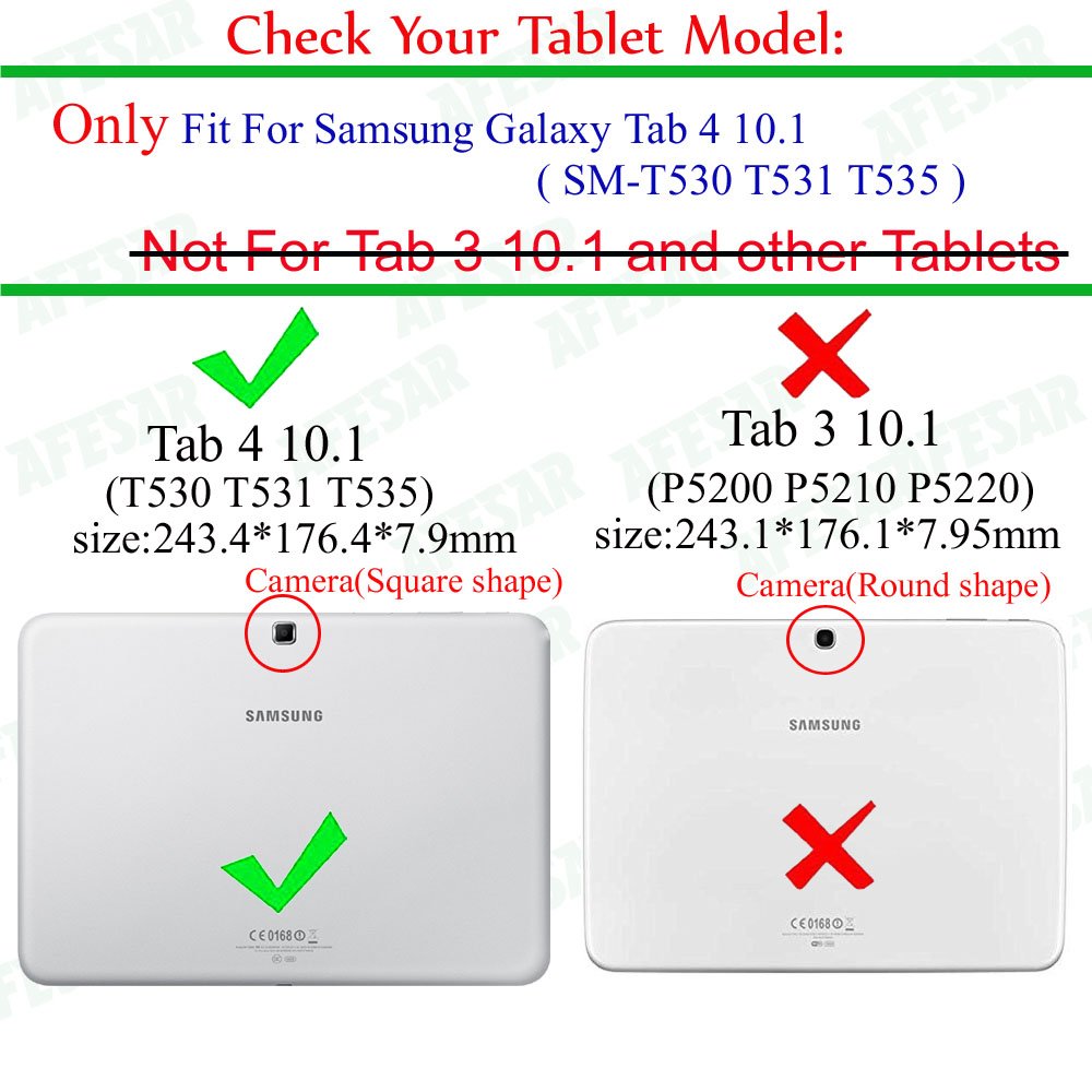 Kuesn Sm-T530 T531 Smart Cover Case For Samsung Galaxy Tab 4 10.1 Tablet Ultra Slim Flip Folio Pu Leather Stand Case With Magnet