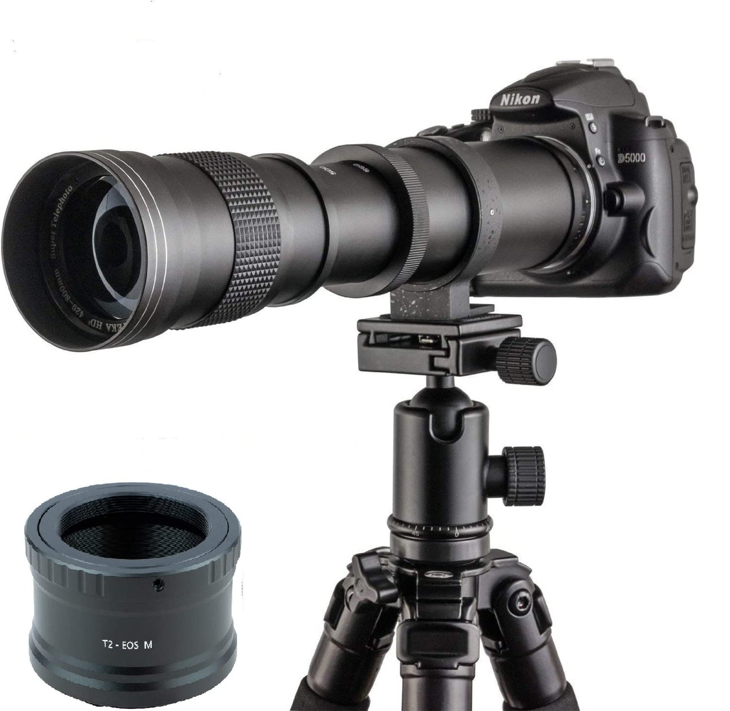 Telephoto Lens For Canon Rf Lens Mount Jintu 420-800Mm Manual Focus Mf Zoom Lens For Canon Eos R, Ra, Rp, R3, R5, R7, R8, R10, R