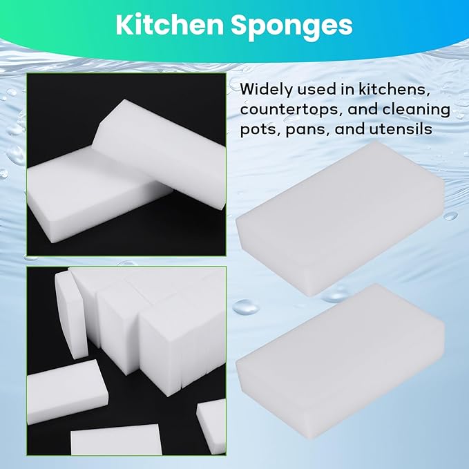 30x Magic Cleaning Sponge Eraser Melamine Cleaner Multifunction White
