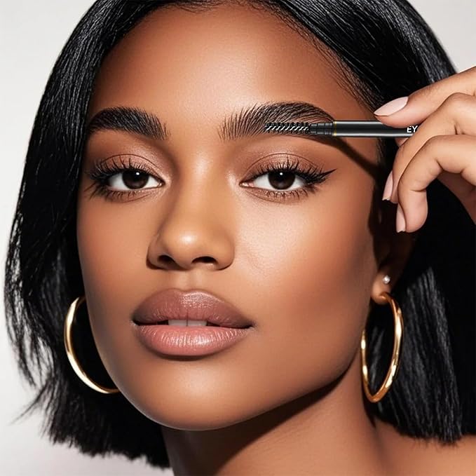 FÓLKI COSMETIC-Eyebrow Retractable Definer Pencil, Micro Brow Pencil, Precise Eyebrow Pencil,Long Lasting Eye Brow Pencil for Soft Textured Natural Daily Look Eyebrow Makeup (02#Light brown)
