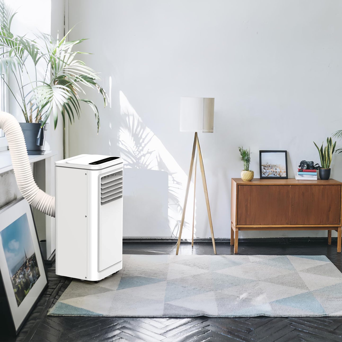 8000 Btu Portable Air Conditioners For Room Up To 350 Sq. Ft, 3-In-1 Mini Ac Unit For Bedroom With Dehumidifier & Fan Mode, Remo