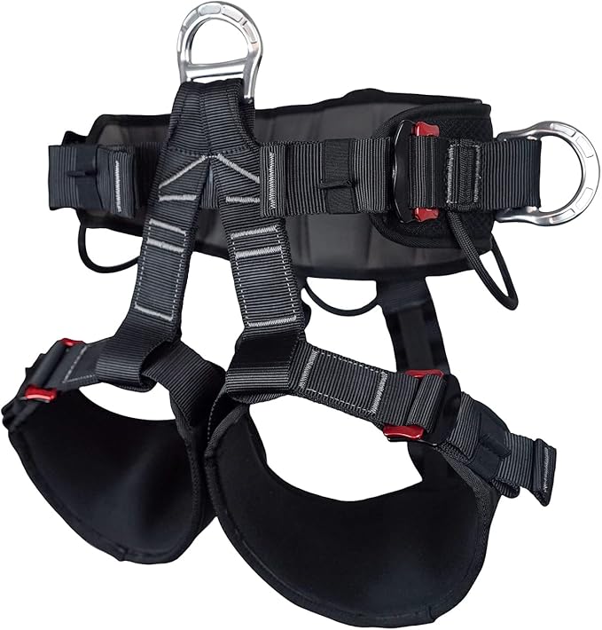 SOB Tree Climbing Harness, Adjustable Thickness Widen Protecta Safety Harness, Half Body Harnesses for Rock Climbing Rescu...