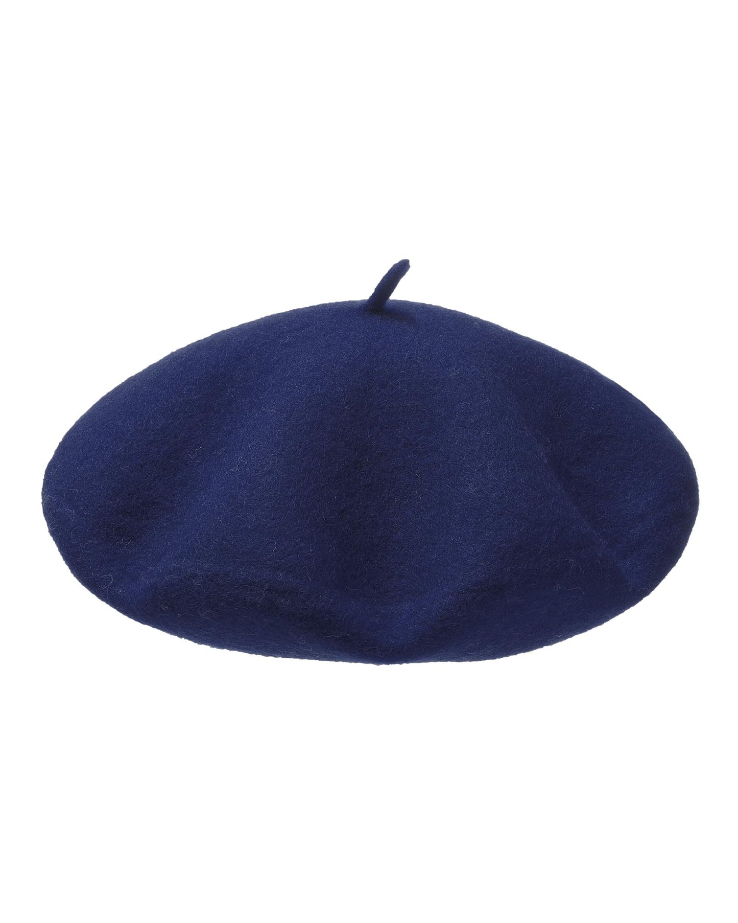 AWAYTR Wool French Beret Hats - Solid Color Artist Beret Hat for Women and Kids (Navy Blue,Kids)