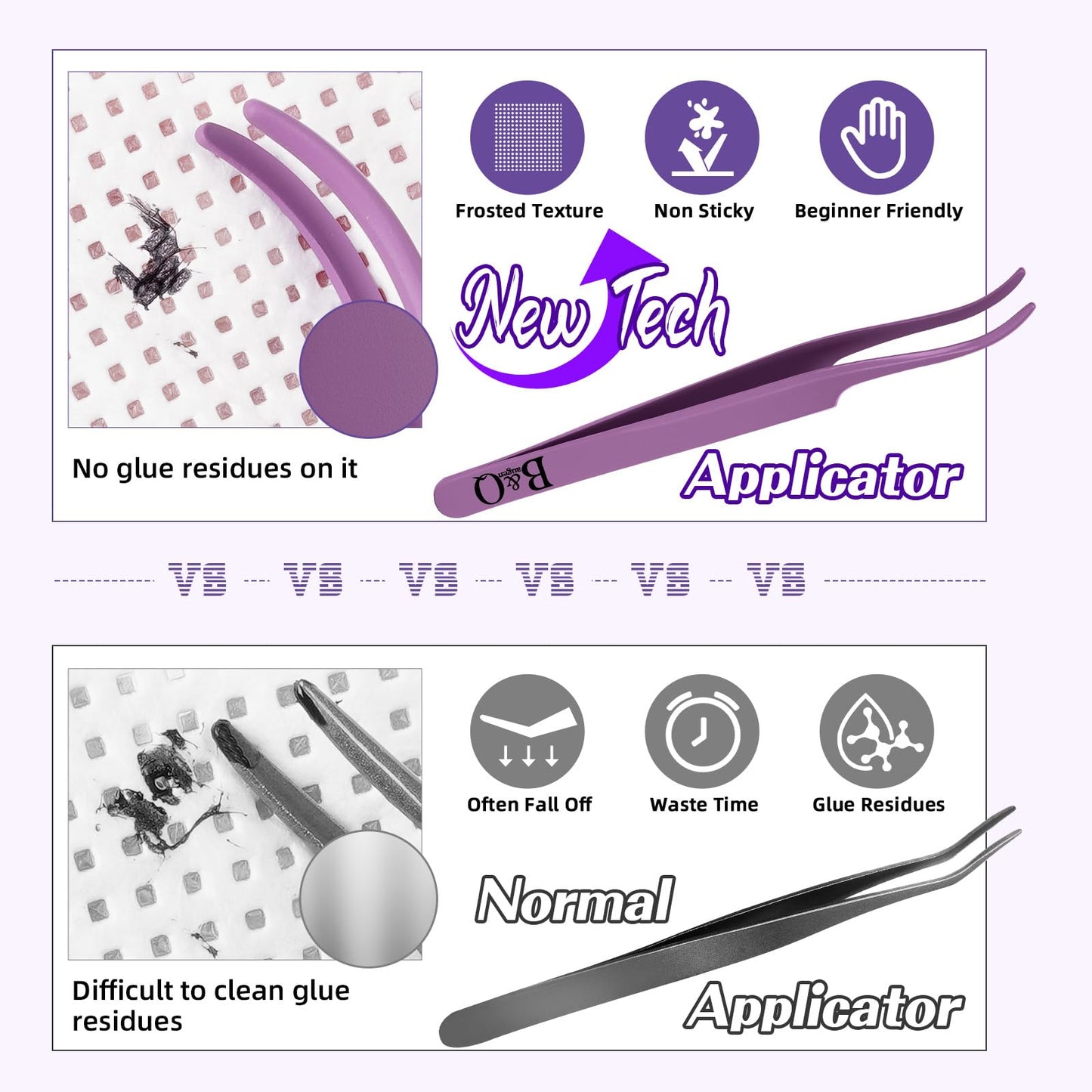 Lash Extension Kit 3D Thick Lash Clusters Kit 280pcs Eyelash Extension Kit 10-18mm 100D D Curl DIY Lash Extension Kit with Lash
