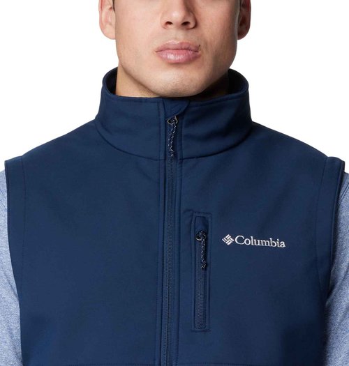 Columbia Men's Ascender II Softshell Vest, Collegiate Navy, Medium