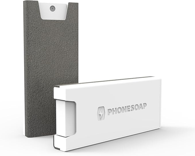 PhoneSoap Shine - 2 in 1 Cell Phone and Screen Cleaner with Attached Microfiber Cloth