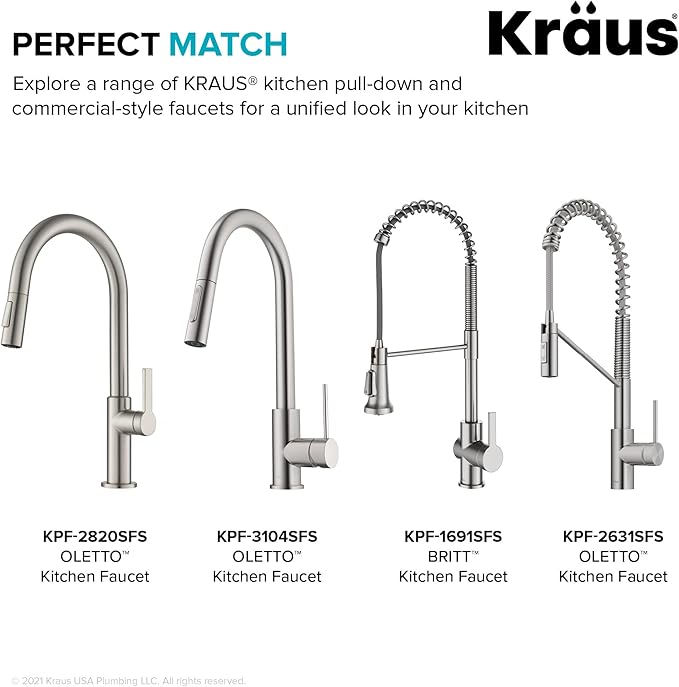 KRAUS Kitchen Soap and Lotion Dispenser in Spot Free Stainless Steel, KSD-41SFS