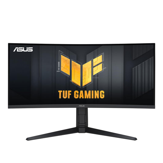 ASUS VG34VQL1B TUF 34 Inch Curved Gaming Monitor - WQHD (3440x1440), 165Hz, 1ms, Extreme Low Motion Blur, FreeSync Premium, Eye Care, Height Adjustable, DisplayHDR 400, DisplayPort, HDMI, USB