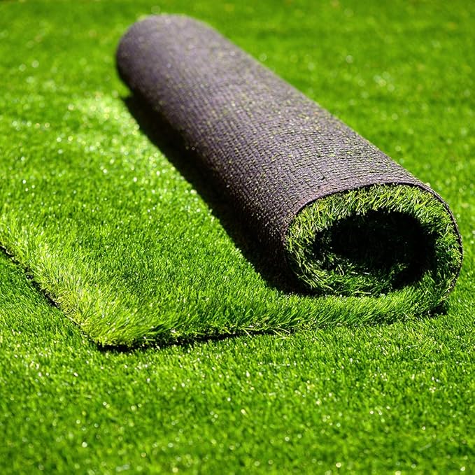 Artificial Grass Outdoor Rug 10ftx20ft 1.38" Thick Synthetic Lawn Astro Turf Carpet for Indoor Outdoor Use, Fake Grass Rug...