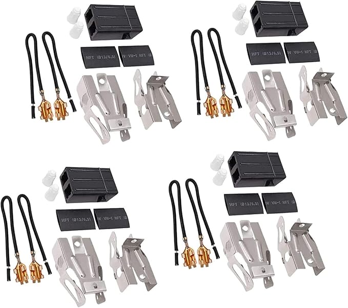 Upgraded 4Pack 330031 Range Burner Receptacle Kit by Beaquicy - Replacement for Whirl-pool Ken-more Range/Stove - Replaces...