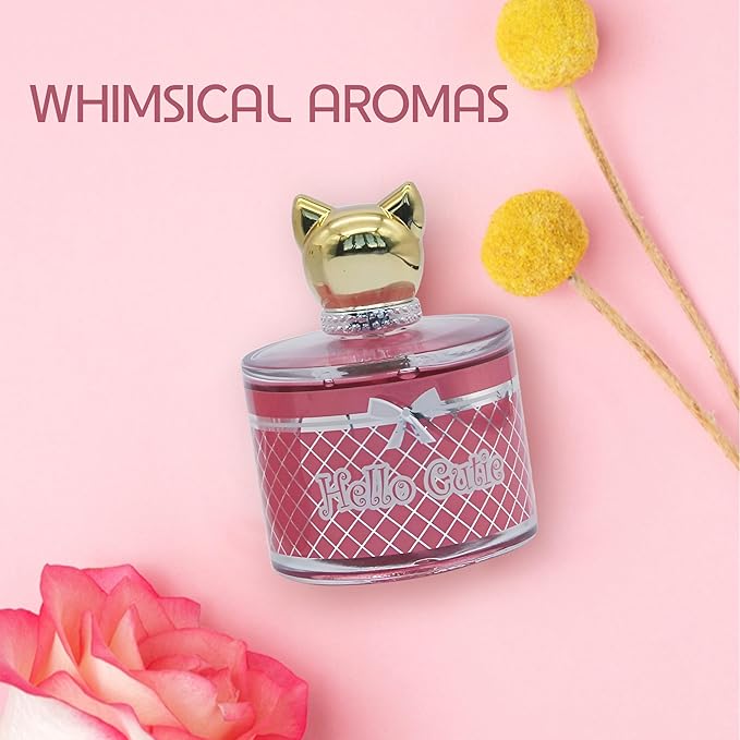 4-Piece Women's Perfume Set with 10ml Rollerball, EDP Collection, Variety of Fragrances,Long Lasting Fragrance (Position Women Red/SEXY GOLD/Hello Cutie/sweet cherry)