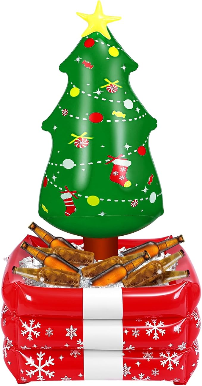 Bencailor Christmas Party Decoration Inflatable Christmas Tree Xmas Cooler Blow up Pool Birthday Party Favor Supplies Infl...