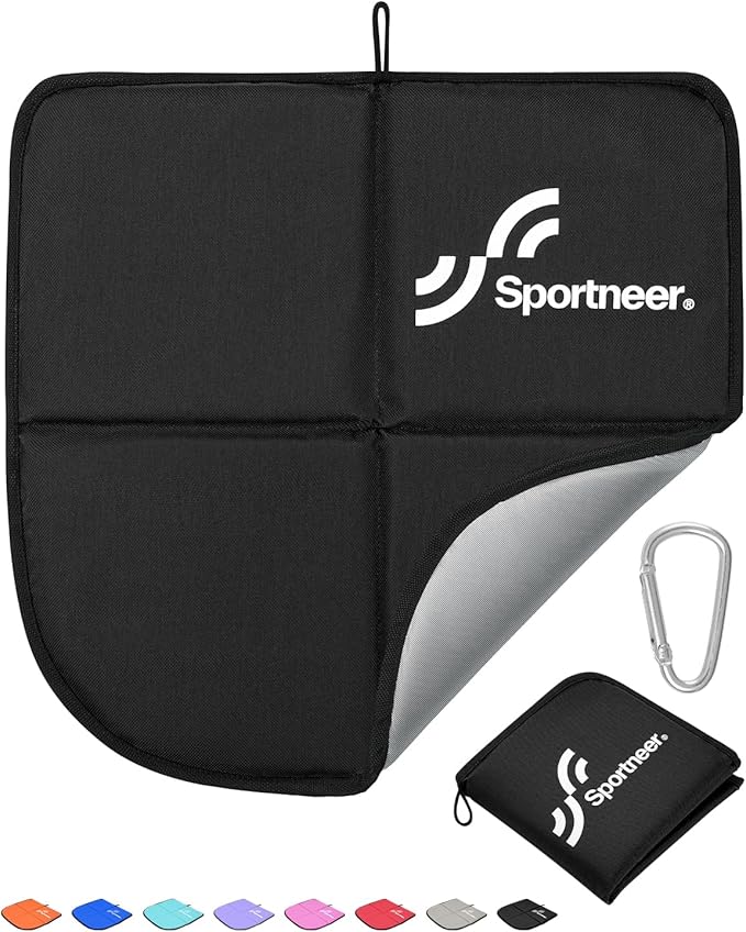 Sportneer Sitting Pad, Lightweight Waterproof Folding Seat Pad for Backpacking, 15.75'' x 15.75'' Portable Camping Seat Mat for Hiking, Picnics & Outdoor Use