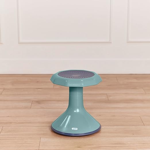 ECR4Kids ACE Active Core Engagement Wobble Stool, 15-Inch Seat Height, Flexible Seating, Seafoam