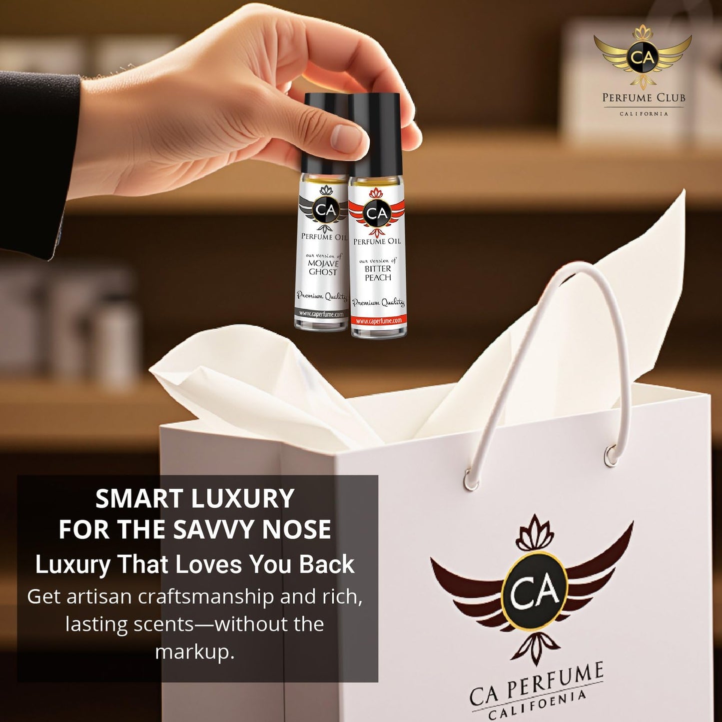 CA Perfume Impression of La Nuit Homme Eau De Parfum Woody Spicy Scent Long Lasting Cologne for Men Travel Size TSA Ready for Day and Night Wear 0.33 Fl Oz 10ml