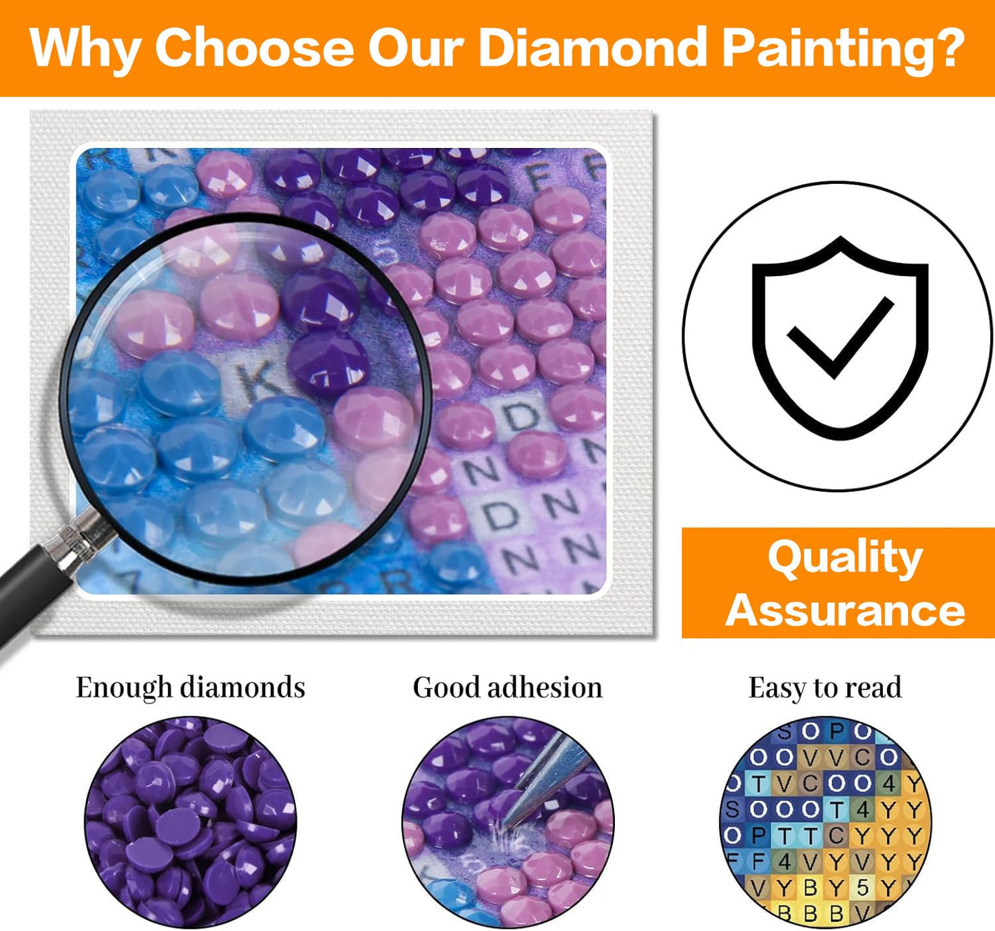 3 Pack Diamond Art Kits for Adults, Mushroom Diamond Painting Kits for Adults, 5D DIY Round Drill Gem Art Paint with Diamonds Dots Crafts Kits for Home Decor Gift 12x16inch