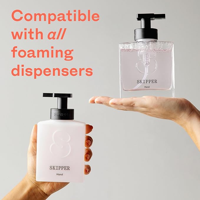 Tirtyl Skipper Foaming Hand Soap Tablet Refills - 6 Pack - 48 fl oz total (6x 8 fl oz) - Rebranded - Compostable Packaging - Variety Fragrance Pack