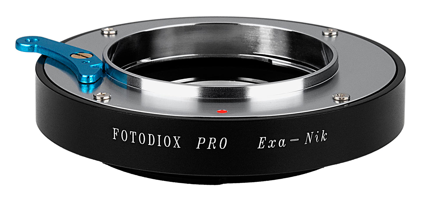 Fotodiox Pro Lens Adapter Compatible With Exakta (Inner Bayonet) Lenses On Nikon F-Mount Cameras, Black