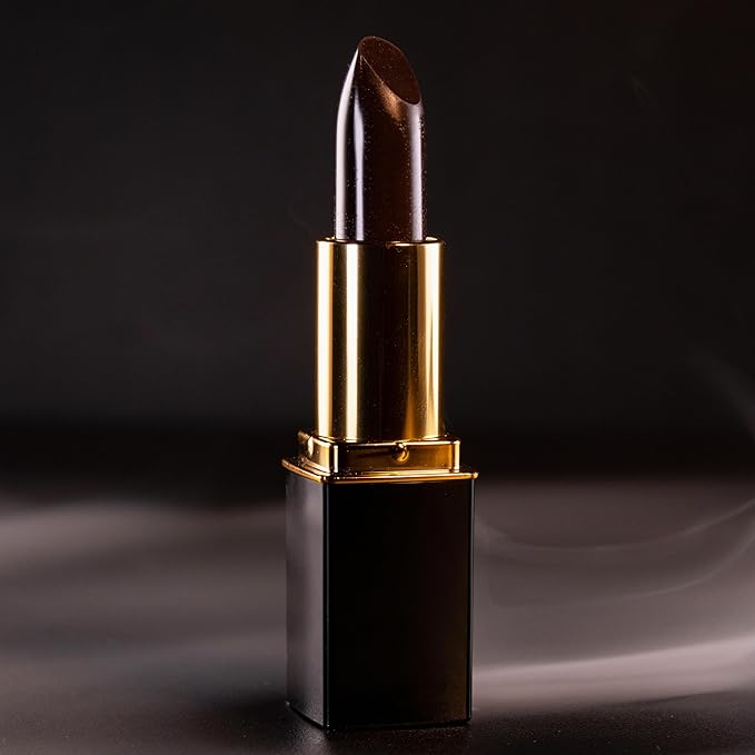 L’Paige LBK – Black Color-Changing Lipstick and Lip Stain | Aloe Vera-Based, Long-Wear, Moisturizing | Transforms into a Deep Wine-Magenta Finish