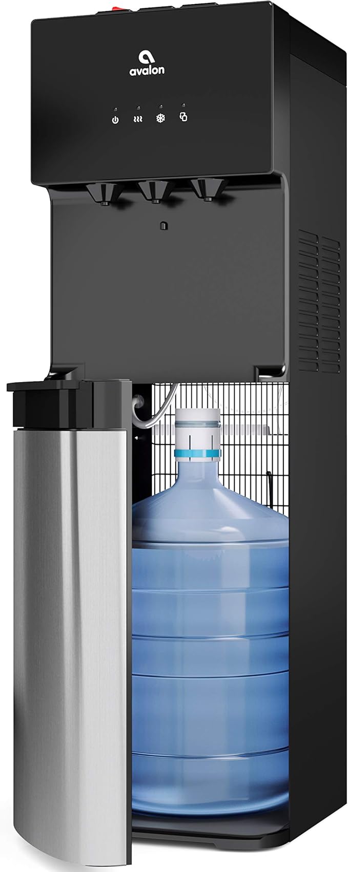 Avalon Bottom Loading Water Cooler Water Dispenser with BioGuard- 3 Temperature Settings - Hot, Cold & Room Water, Durable...
