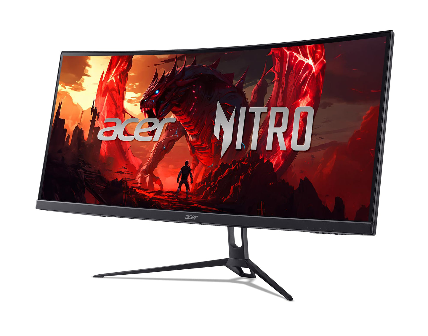 acer Nitro 29.5” UWFHD 2560 x 1080 1800R Curved Gaming Monitor | AMD FreeSync Premium | Up to 200Hz Refresh Rate | 1ms (VRB) | sRGB 100% | 1 x Display Port 1.4 & 2 x HDMI 2.0 Ports | ED300C X1bmiippx