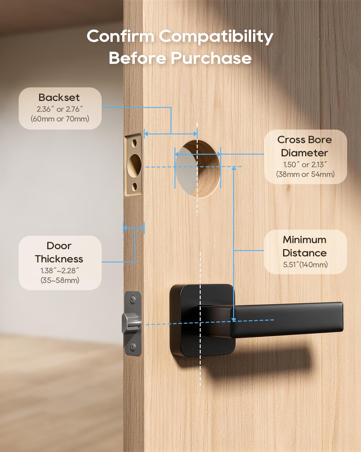 DREAME Wi-Fi Smart Door Lock for Front Door A10, Matter Over Thread, Works with Apple Home, Alexa, Google, AI Fingerprint Keyless Deadbolt Set, Auto Unlock, BHMA Grade 2, IP65 Waterproof