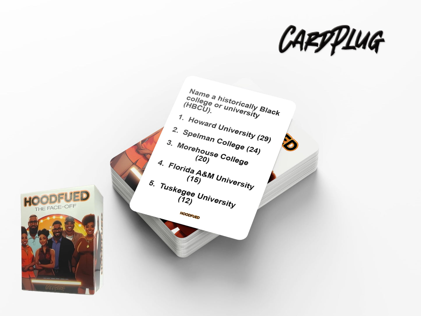 HoodFued : The Ultimate Family Trivia Card Game - A Culture-Centric Game That Brings Friends and Family Together for Fun and Knowledge and More Fun Than The Hood Charades Game for Family or Tabu