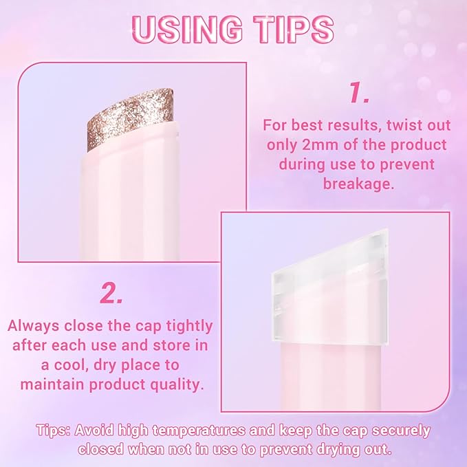Crystal Hydrating Jelly Stick Eyeshadow Stick, Glitter Makeup Jelly Shimmer Eye Shadow Crayon, Lightweight Eye Brightener Makeup Glitter Eye Shadow (STARLIT SILVER, 03 STARLIT SILVER)