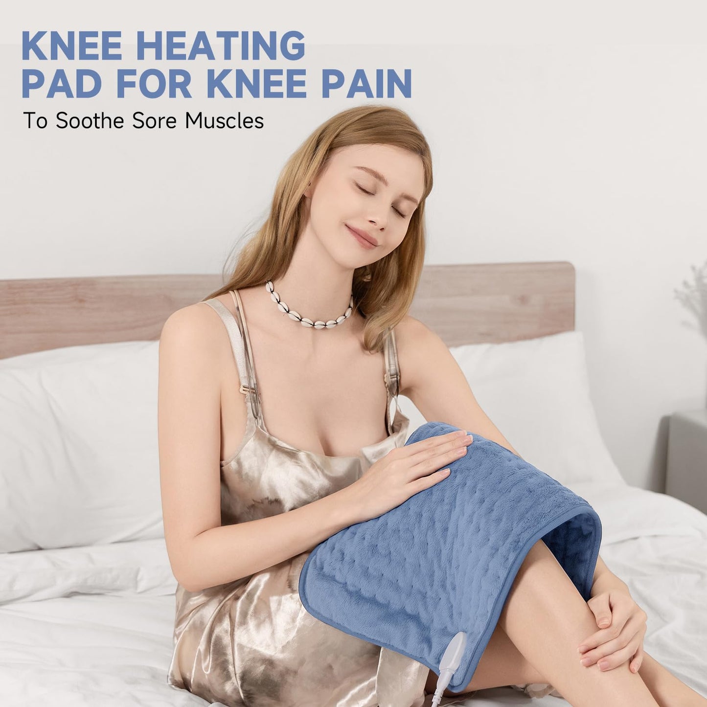 Heating Pad for Back, Arms, Abdomen, Electric Heating Pad for Back Pain Relief & Period Cramps, Full Body Heating Pads Fast Pain Relief, Heat Patches