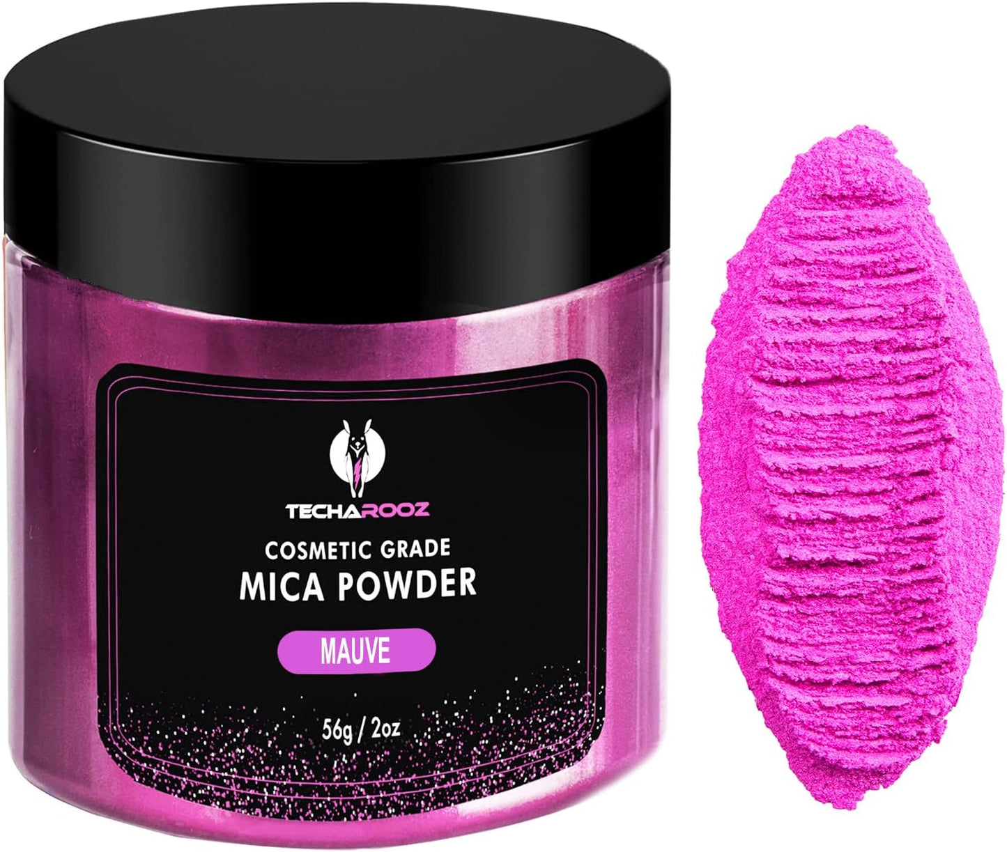 Mauve Mica Powder for Epoxy Resin 56g / 2oz. Jar - Techarooz 2 Tone Resin Dye Color Pigment Powder for Lip Gloss, Nails, Colorant for Slime Bath Bombs Soap Making & Polymer Clay