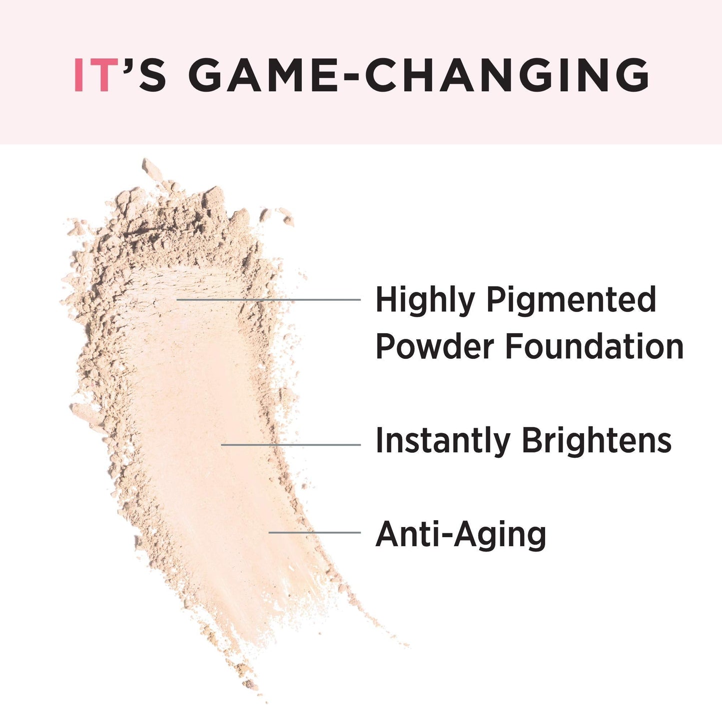 IT Cosmetics Celebration Foundation Illumination, Tan (W) - Full-Coverage, Anti-Aging Powder Foundation - Blurs Pores, Wrinkles